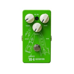 Monoprice Analog Vintage Distortion Full-Size Guitar Effect Pedal - DS-6, True Bypass - Indio Series