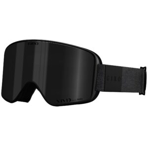 giro method ski goggles - snowboard goggles for men & women - black mono strap with vivid jet/vivid infrared lenses