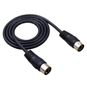 EASWEL 7 Pin Din Midi Cable Male to Male Controller Interface Cable New