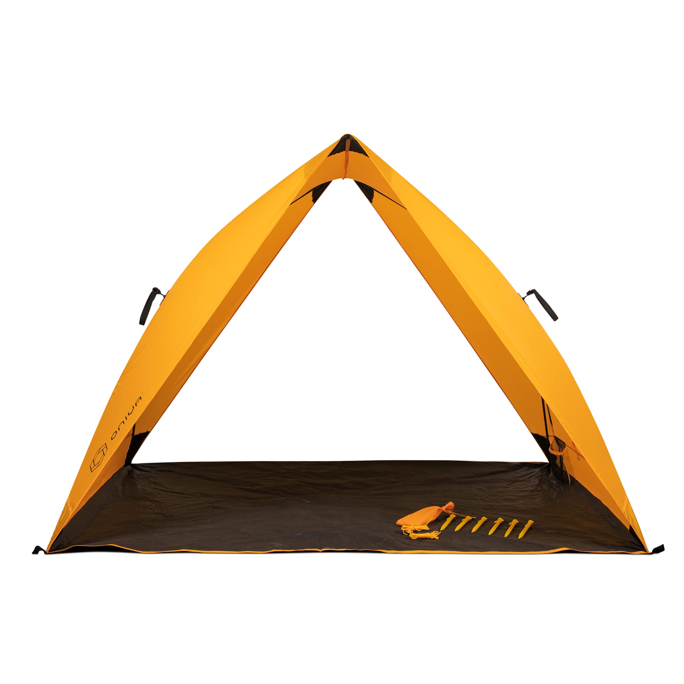 ONIVA - a Picnic Time brand - Pismo A-Frame Beach Tent - Pop Up Tent - Beach Shade, (Light Orange)