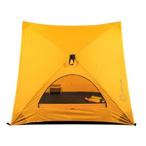 ONIVA - a Picnic Time brand - Pismo A-Frame Beach Tent - Pop Up Tent - Beach Shade, (Light Orange)