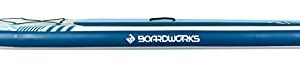 Boardworks Lūnr Inflatable Stand-Up Paddle Board (iSUP) | SUP Package Includes Three Piece Paddle, Carry Bag, Leash, Phone Case and Pump (SUP) Complete Kit | 10’5”, Blue/White