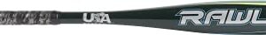 Rawlings RAPTOR USA Baseball Bat | -10 | 1 Pc. Aluminum | Dark Green | 26 inch