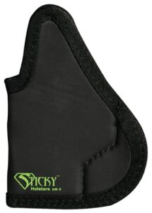 sticky holsters concealment holster for men and women - or-5 - fits glock 42,43,43x,26,27, ruger max 9, sig sauer p365 and similar with optic setups - ambidextrous - iwb/pocket carry