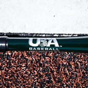 Rawlings RAPTOR USA Baseball Bat | -10 | 1 Pc. Aluminum | Dark Green | 26 inch