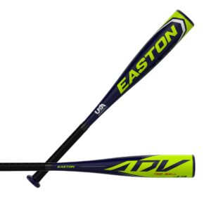 easton adv youth t-ball baseball bat 2 5/8 barrel -13 usa, 26/13, black/yellow