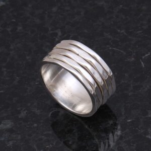 925 Sterling Silver Ring, Meditation Ring ,Spinner Ring, Plain Silver Ring (5)