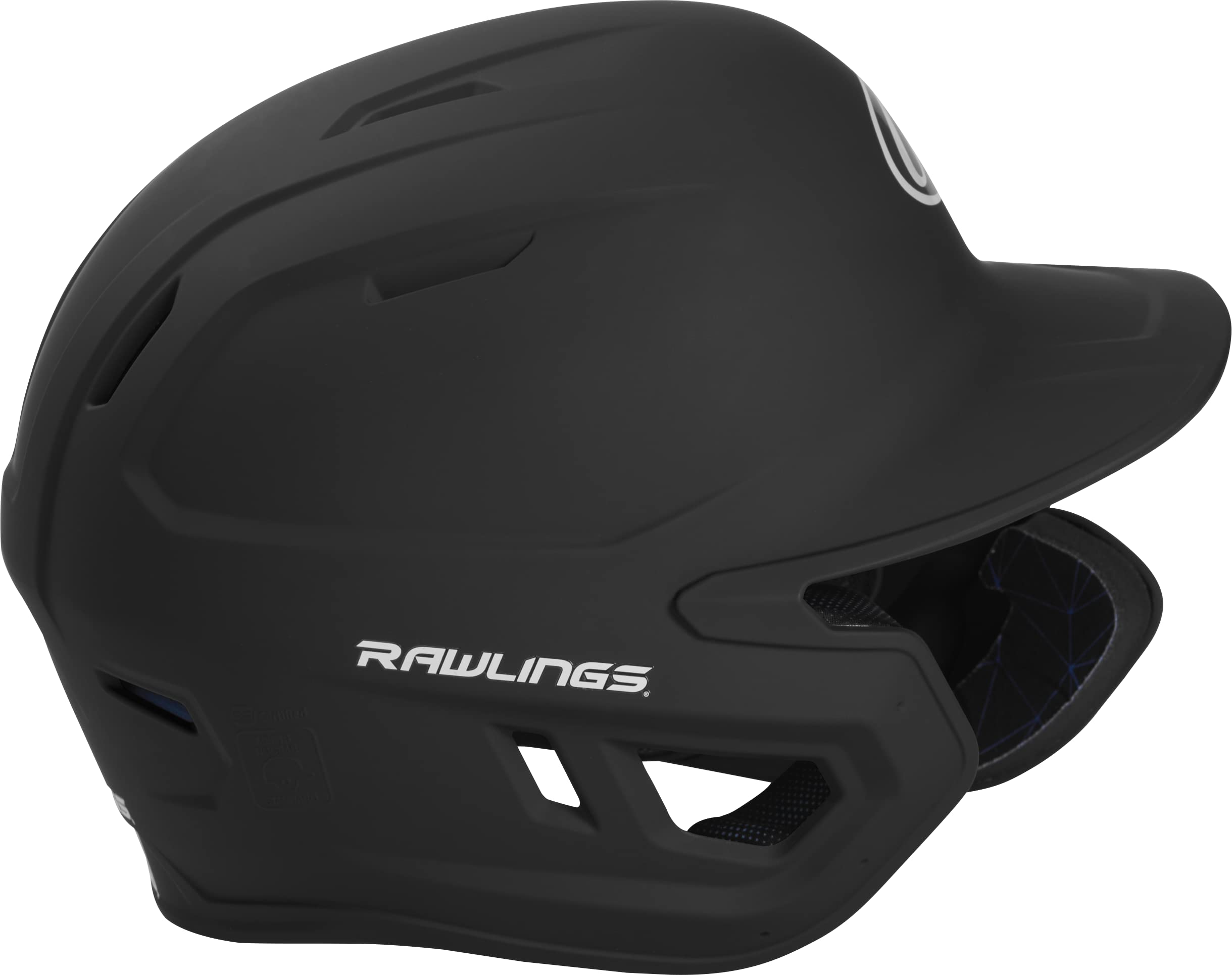 Rawlings | MACH ADJUST Batting Helmet with Extension Flap | Right Hand Batter | Junior (6 3/8" - 7 1/8") | Matte Black