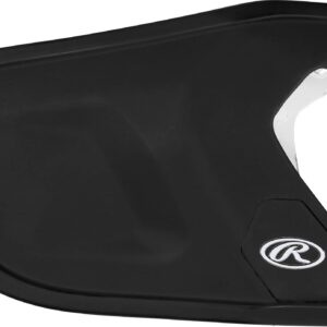 Rawlings | MACH Adjust Extension Piece | Adjustable Face Guard | Matte Black | Right-Handed Batter