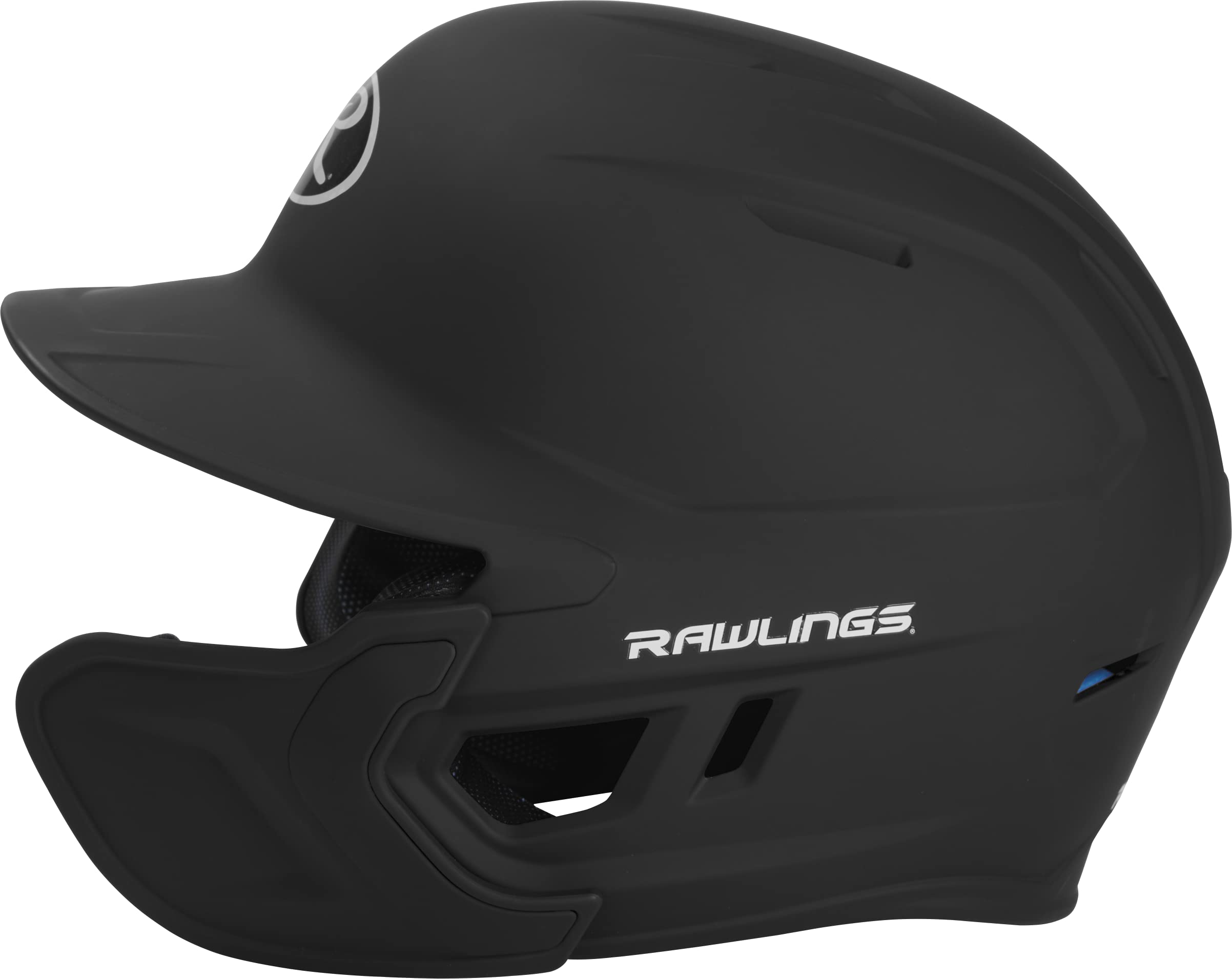 Rawlings | MACH ADJUST Batting Helmet with Extension Flap | Right Hand Batter | Junior (6 3/8" - 7 1/8") | Matte Black