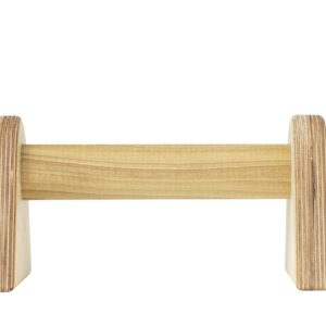 Beyond Balance Wood Parallettes Push-up Bar Dip Station | Handstands Planche Push-ups L-sits Dips Acrobatics (Small)