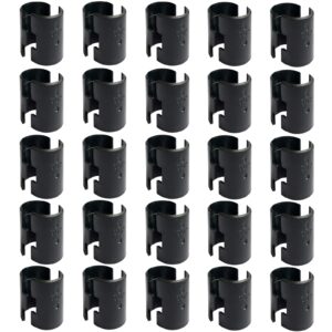 Wire Shelf Clips Shelving Sleeves - 50 Pack Shelf Lock Clips for 1" Post- Shelving Sleeves Replacements for Wire Shelving System