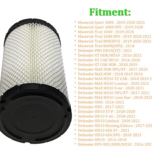 JEENDA Air Filter 715900394 Compatible with Can Am Defender HD5 HD8 HD10 Defender Max HD8 HD10 Maverick Trail 800R Maverick Trail 1000R Maverick Sport 1000 (1)