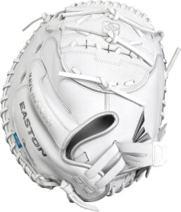 easton | elite fastpitch softball catcher's glove | jen schroeder model | 33" | 2-piece solid web | right hand throw