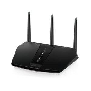 netgear nighthawk wifi 6 router (rax30) 5-stream dual-band gigabit router, ax2400 wireless speed (up to 2.4 gbps), coverage up to 2,000 sq.ft. and 20 devices