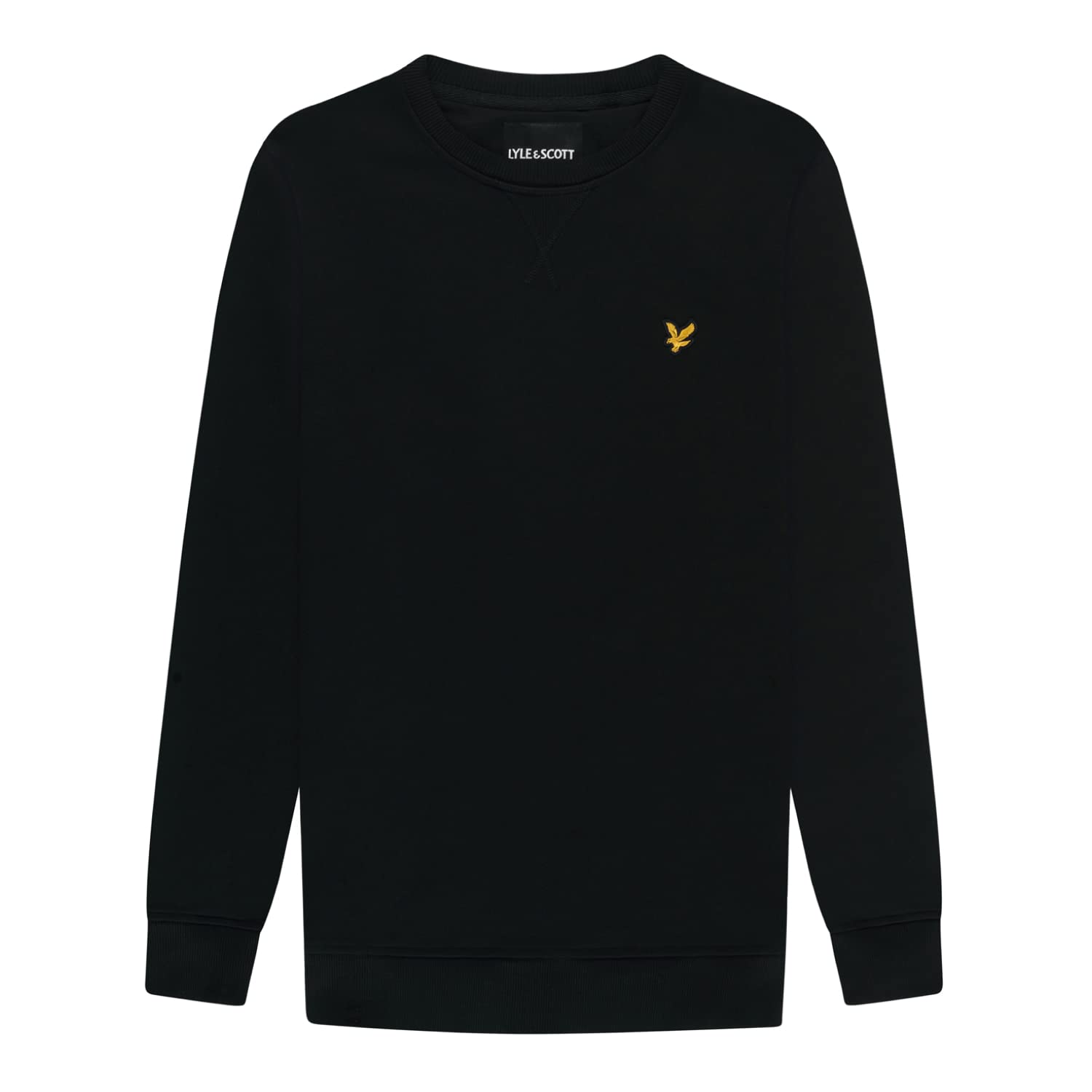 Lyle & Scott Men's Logo Sweatshirt, Black, L