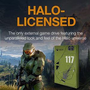 Seagate Game Drive , Halo Infinite SE 2TB External Hard Drive HDD - 3.5 Inch, USB 3.2 Gen 1 for Xbox One and Xbox Series X|S, customizable RGB LED lighting and Rescue Services (STKX2000405)