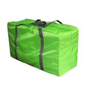 lobotou 30" extra large travel luggage duffel bag kayak storage carry bag waterproof lightweight nylon moving bag(green)