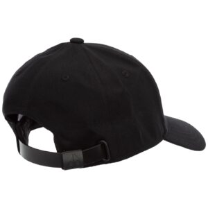 Moose Knuckles Logo Cap, Black Black Logo, One Size