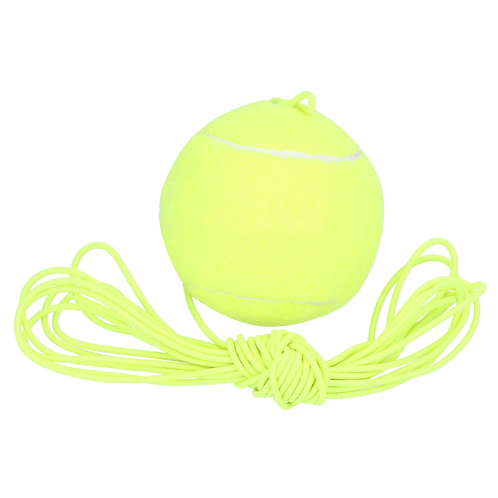 Shanrya Elastic Rope Tennis Ball, Tennis Training Ball with String Tennis Ball Training Tool Tennis Balls Bulk for Tennis Courts for Beginners Tennis Players