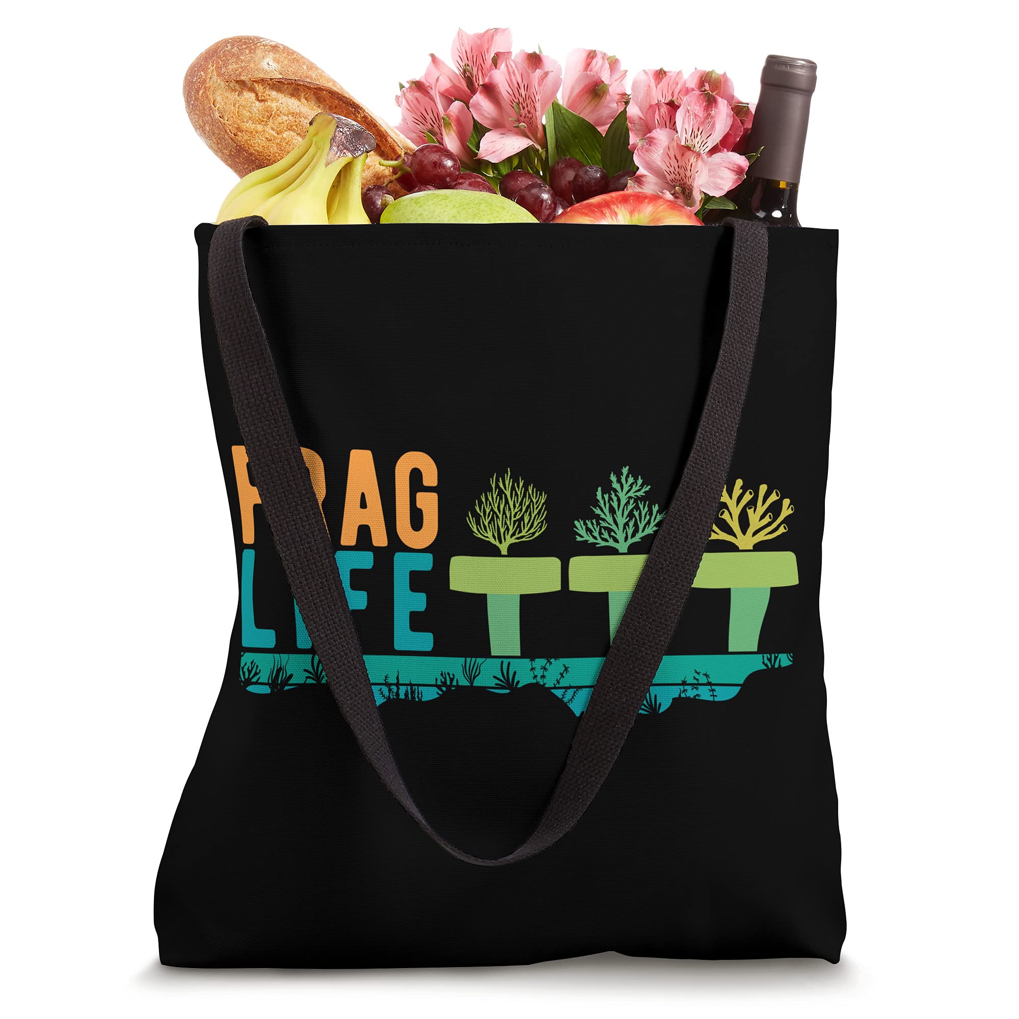 Aquarist Shirt Frag Life Coral Reef Saltwater Funny Aquarium Tote Bag