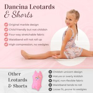 Dancina Girls Gymnastics Outfit Leotard Size 10 Pink Gold