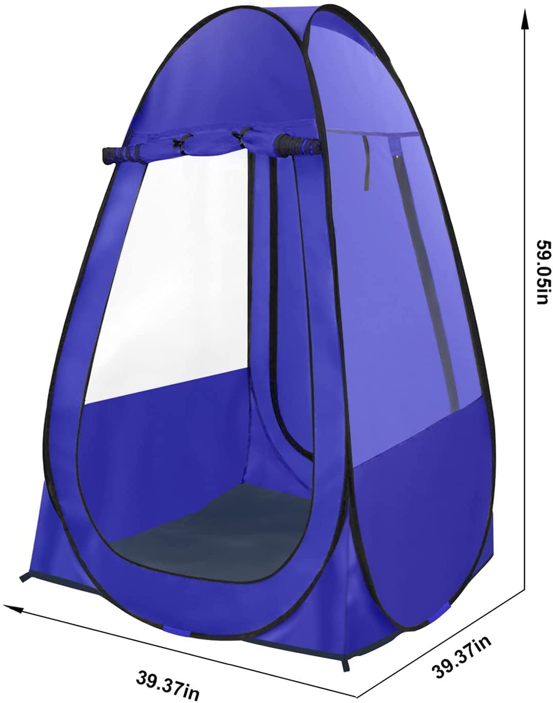 Single Pop Up Tent Pods Sports Fishing, Clear Rainproof Windproof Beach Tent for Wind and Rain in Chilly Weather，Lightweight and Sturdy, Easy Set Up, Outdoor Foldable