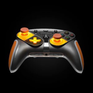 ThrustMaster ESWAP X LED ORANGE CRYSTAL PACK, Pack of 7 Backlit Orange Modules, NXG Mini-Sticks, Hot-Swap Feature, Compatible with ESWAP X PRO CONTROLLER, Xbox Series X|S and PC