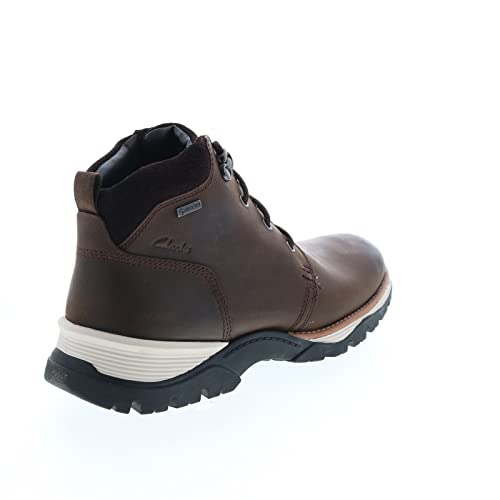 Clarks Topton Mid GTX Dark Brown Oily Leather 10 D (M)