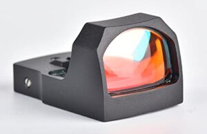 ade advanced optics valkyrie 4moa green dot sight for rmr footprint/mounting plate/slide/plate optics ready pistol - 4 moa