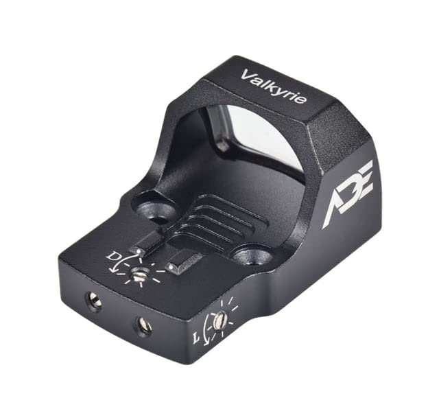 Ade Advanced Optics Shake Wake Motion Activated Valkyrie (RD3-023) Gen 2 Green Dot Sight for Optics Ready Pistol That is Compatible with Trijicon RM/SRO Footprint/Slide/Screw Pattern