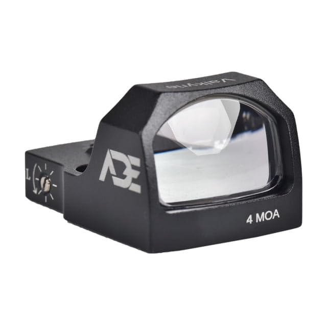 Ade Advanced Optics Shake Wake Motion Activated Valkyrie (RD3-023) Gen 2 Green Dot Sight for Optics Ready Pistol That is Compatible with Trijicon RM/SRO Footprint/Slide/Screw Pattern