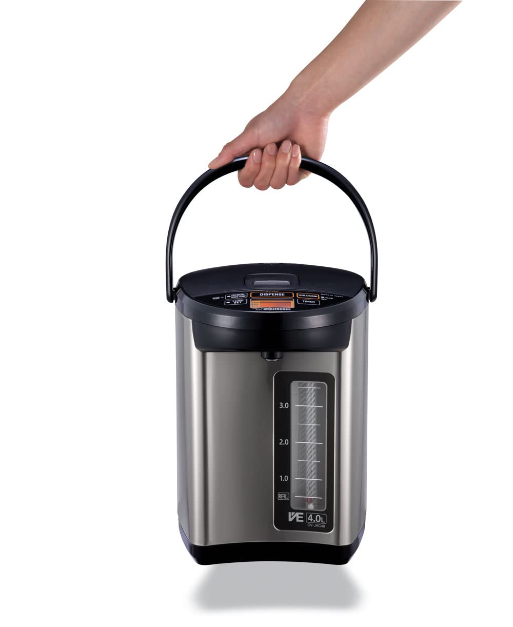 Zojirushi Water Boiler and Warmer 4.0-Liter (Stainless Black)