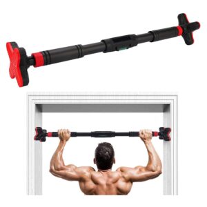 kdfj pull up bar for doorway, chin up bar no screw strength training pullup bars，home gym exercise indoor equipment pull up bar-90-130cm