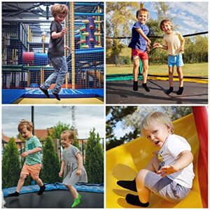 Tphon Non Slip Kids Trampoline Socks Anti Skid Socks with Grippers for Toddler Children Teenagers Grip Socks for Boys Girls