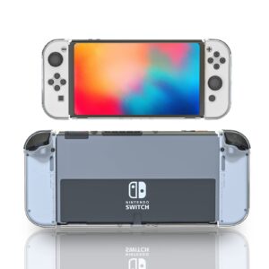 HEATFUN Protective Case for Switch OLED, Switch OLED Hard Console Case and TPU Joy Con Covers - Switch OLED Accessories