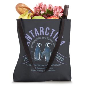 Antarctica Discovered 200 Years Ago Researchers Penguins Tote Bag