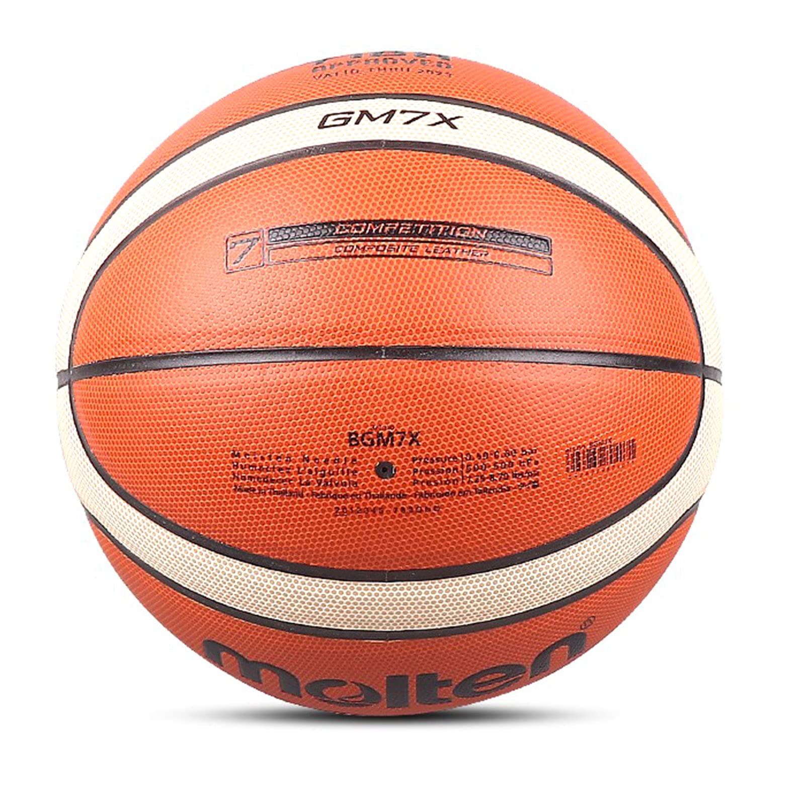 Molten Official Size #7 GM7X Classic Ball in/Outdoor Training Basketball Match Ball, Basketball Size 7