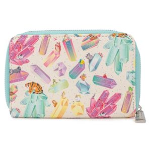 Loungefly Disney Crystal Sidekicks Zip Around Wallet