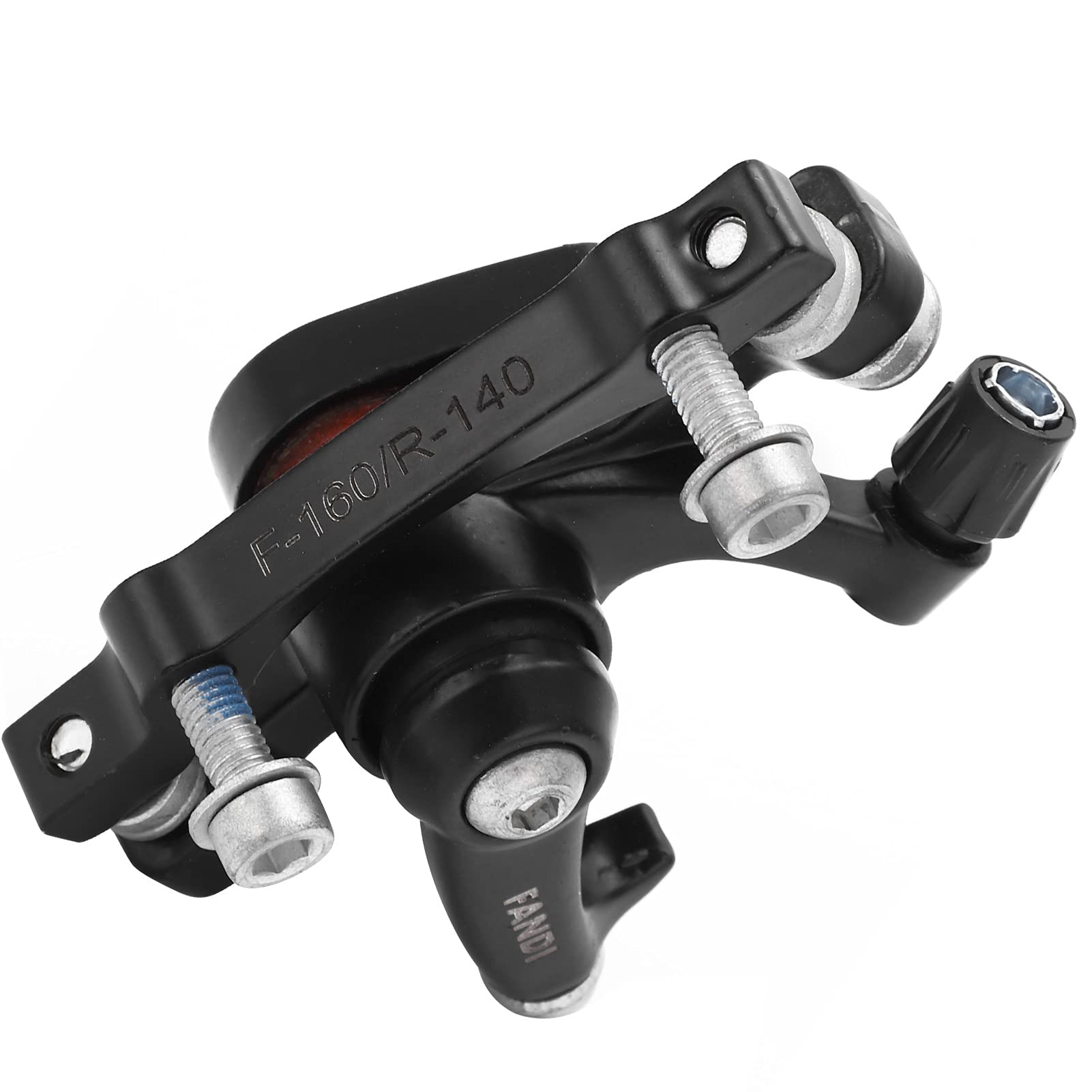 Bike Disc Brake Caliper, Mountain Bike Disc Brake Road Aluminum Alloy Disc Brake Bike Hydraulic Disc Brake(Front)