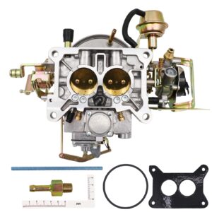 NENKUTEN 2 Barrel Carburetor 2100 2150 A800 Carb for Ford 289 302 351 Mustang Jeep Engine F100 F150 F250 F350 360 Cu Carb Replace Motorcraft/Autolite 2100 2150 with Electric Choke Mounting Gasket