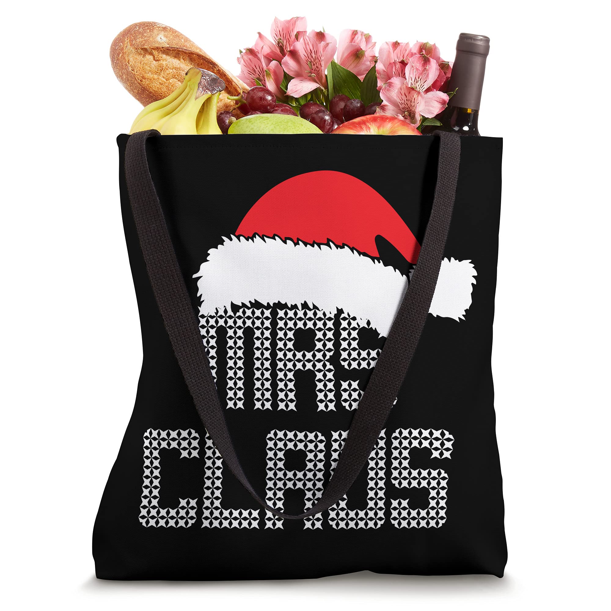 Mr and Mrs Claus Family Matching Xmas Santa Tote Bag