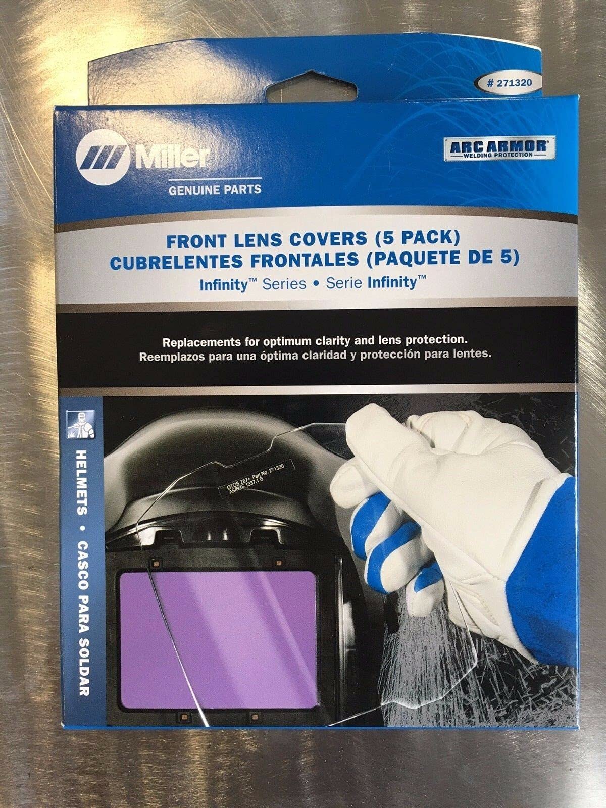 GSParts Miller Infinity Series Outside Welding Lens Covers 5 pack Genuine 271320 Front