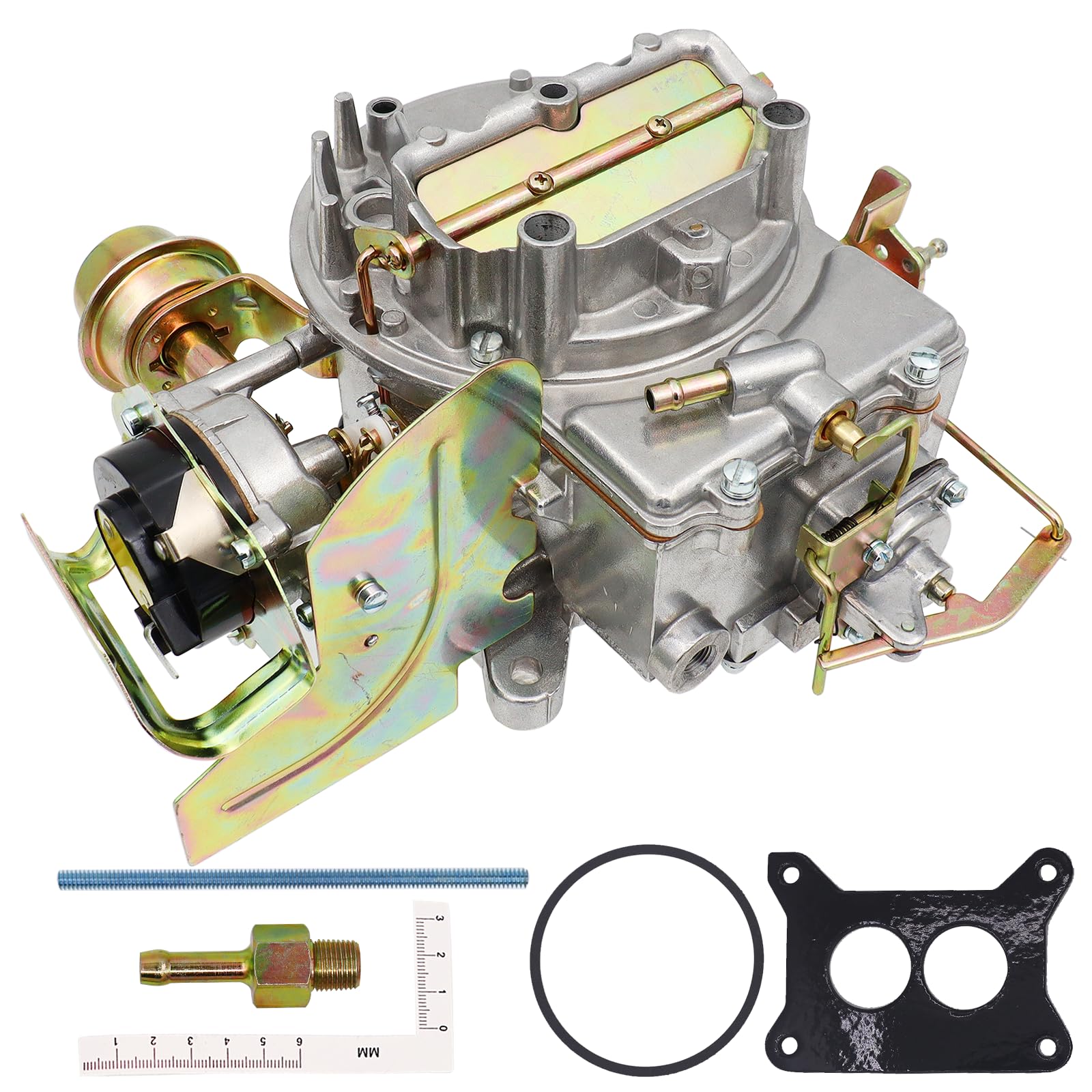 NENKUTEN 2 Barrel Carburetor 2100 2150 A800 Carb for Ford 289 302 351 Mustang Jeep Engine F100 F150 F250 F350 360 Cu Carb Replace Motorcraft/Autolite 2100 2150 with Electric Choke Mounting Gasket