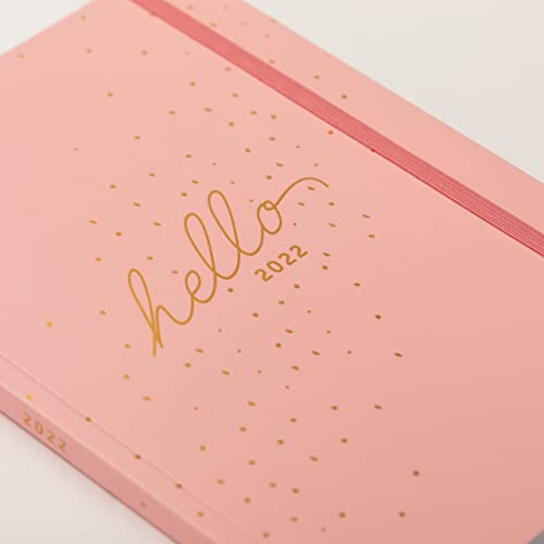 Busy B Everyday Diary January to December 2022 - A5 Pink Week to View Planner with Notes