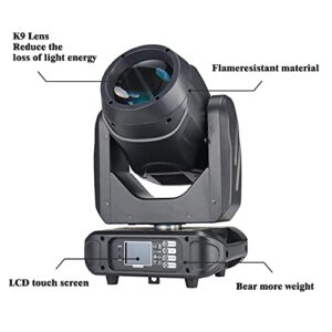 Tawelun 14R 295W Beam Stage Moving Head Light, DMX512 Channel Control, 14 Gobos and 14 Colors with Seven Color Effect for Stage Disco Club Lighting