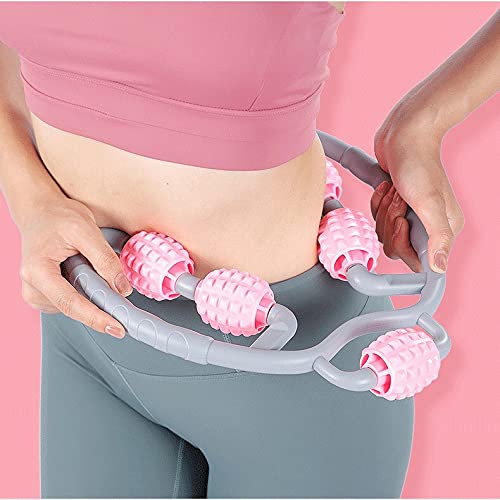 CreamSpace Trigger Point Roller for Foam, Hand, Elbow, Arm, and Leg. Release myofascial, Fasical and Tissue Pain and Muscle Stiffness After Work Out. (Pink)