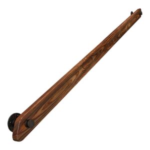 handrail rustic wood handrail 1.6ft-20ft kit, non-slip handrails for indoor stairs, wall home corridor lofts railings grab bar (size : 150cm)