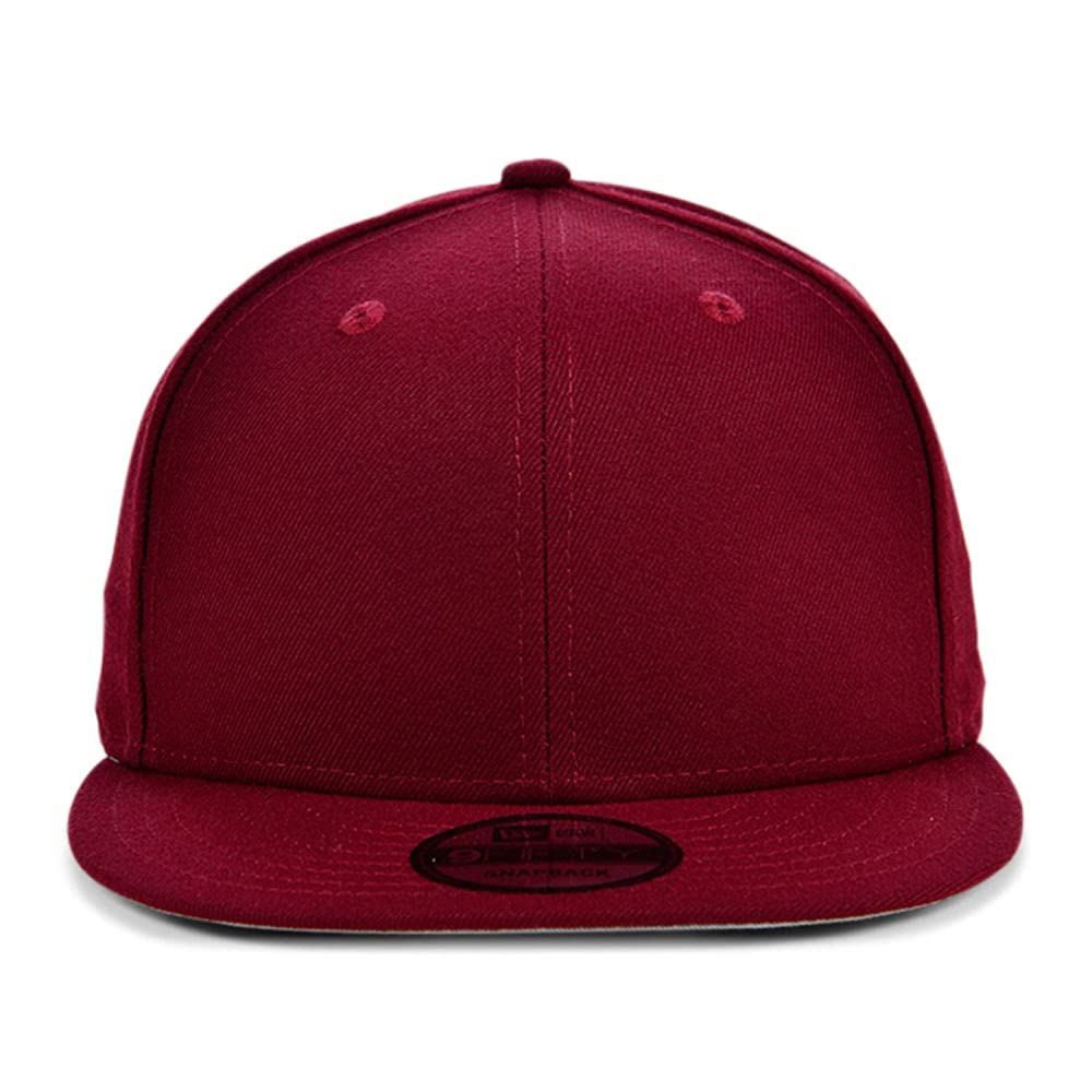 New Era Blank Custom 9FIFTY Adjustable Snapback Cap Cardinal Red