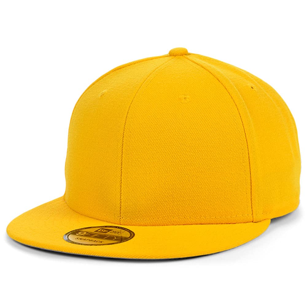 New Era Blank Custom 9FIFTY Adjustable Snapback Cap Yellow